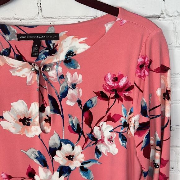 White House Black Market Floral Dress Size Small - Picture 2 of 5